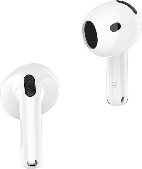 XO T7 Earbud Bluetooth Handsfree Earphones with Charging Case White view 4