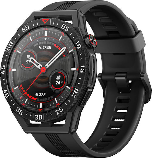 Huawei Watch GT 3 SE 46mm Waterproof with Heart Rate Monitor (Graphite Black) view 2