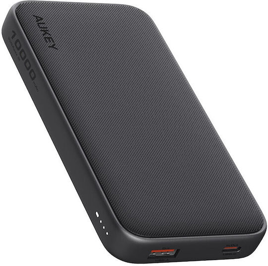 Aukey PB-Y46P USB-C cable Power Bank 10000mAh 20W with USB-A Port and USB-C Port Power Delivery Black view 9