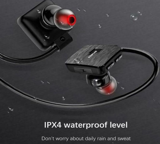 Awei A848BL In-ear Bluetooth Handsfree Earphones with Sweat Resistance Black view 5