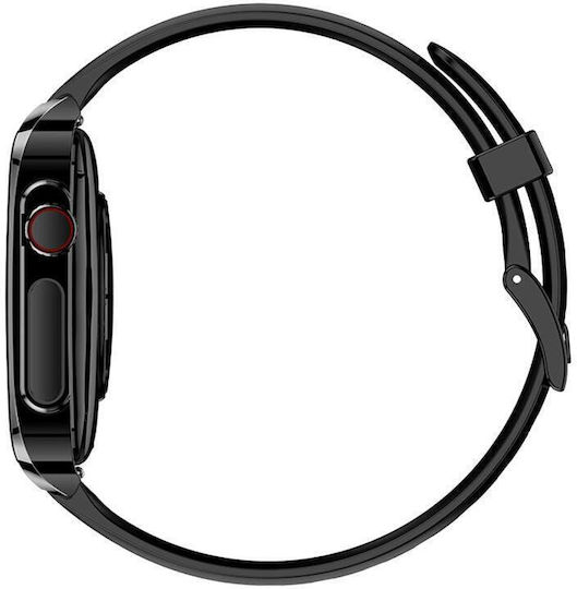 BlitzWolf BW-HL6 54mm Smartwatch with Heart Rate Monitor (Black Silicone) view 3