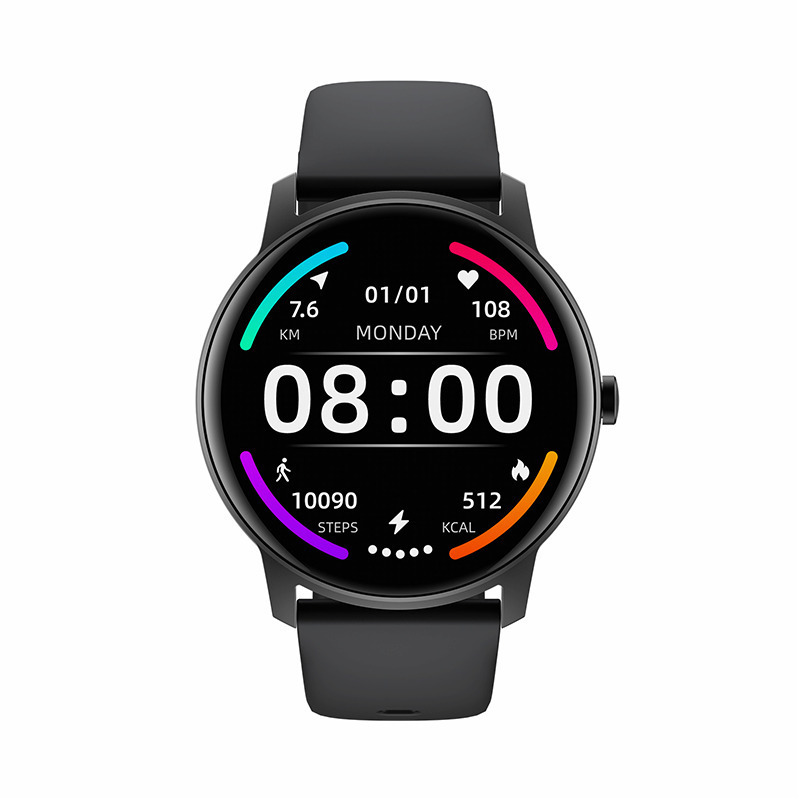 LikeSmart OkFiT Aluminium Smartwatch with Heart Rate Monitor (Snow Black) view 6