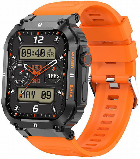 Gravity Gt6-3 42mm Smartwatch with Heart Rate Monitor (Multicolour)