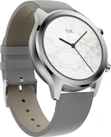 Ticwatch C2 Stainless Steel 43mm Smartwatch (Silver) view 4