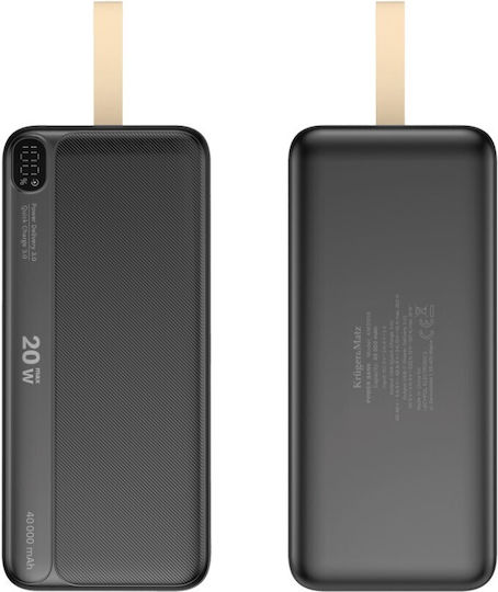 Kruger & Matz Power Bank 40000mAh Power Delivery view 5