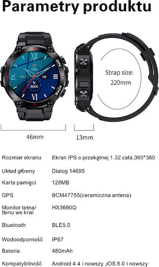 Gravity Gt8-3 Smartwatch (Multicolour) view 8