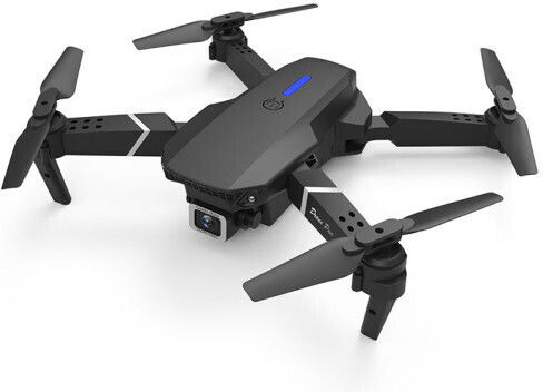 E88 Pro Drone Mini 2.4 GHz with 4K Camera and Controller Black view 2