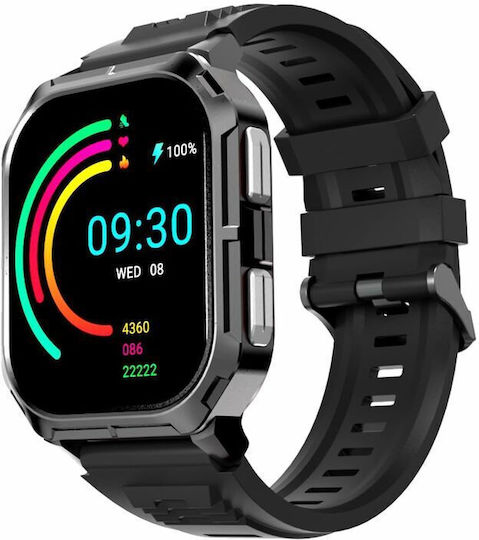 HiFuture FutureFit Ultra 3 Smartwatch with Heart Rate Monitor (Black) view 3