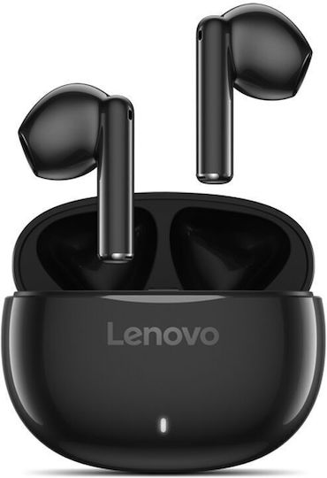 Lenovo Earbud Bluetooth Handsfree Earphones with Charging Case Black view 4