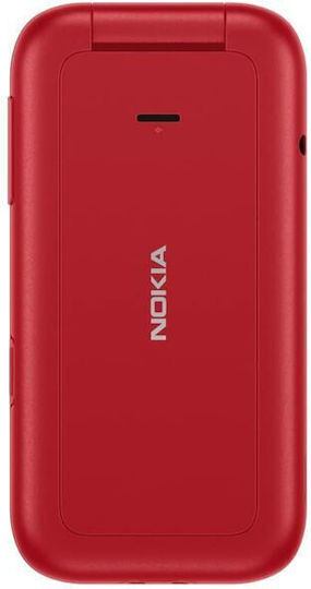 Nokia 2660 Flip Dual SIM (48MB/128MB) Mobile with Buttons (English Menu) Red view 7