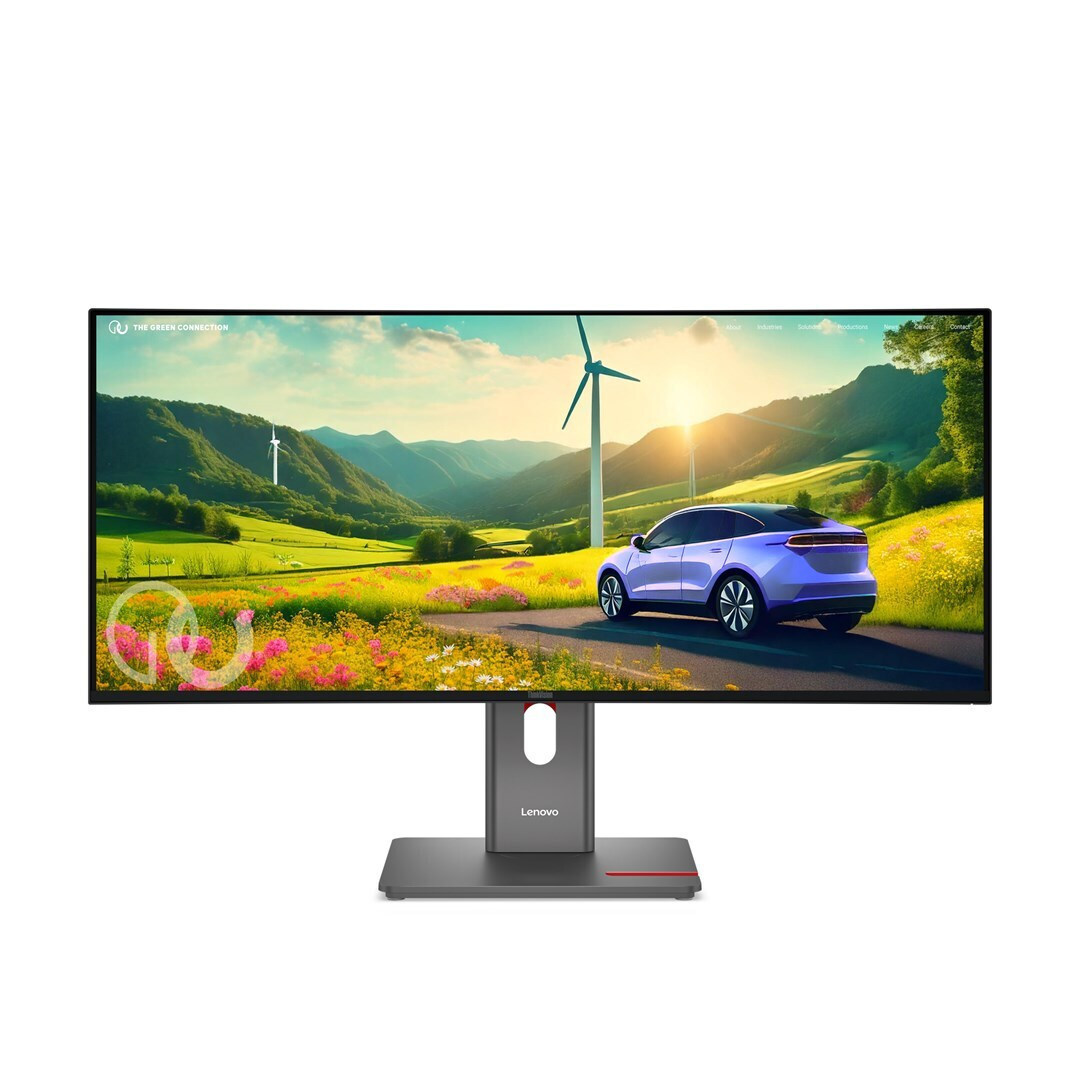 Lenovo 64ADZAT1EU Ultrawide IPS Curved Monitor 34" QHD 3440x1440 view 2