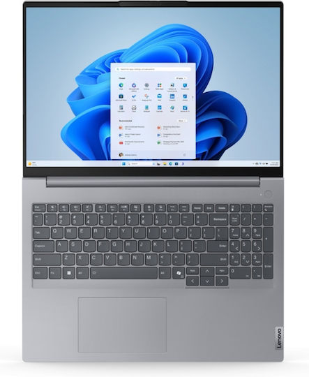 Lenovo ThinkBook 16 G7 ARP 16" IPS FHD+ (Ryzen 5-7535HS/16GB/512GB SSD/W11 Pro) Arctic Grey (DE Keyboard) vue 3