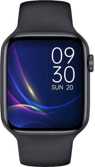 Hoco Y5 Pro Stainless Steel Waterproof Smartwatch with Heart Rate Monitor (Black) view 2