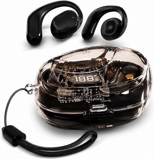 Treqa BT-49 In-ear Bluetooth Handsfree Earphones with Charging Case Black