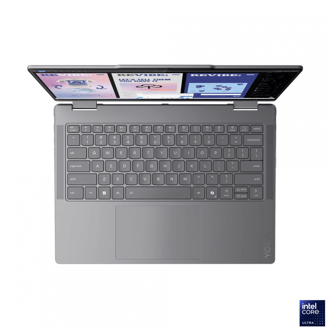 Lenovo Yoga 7i 2-in-1 14ILL10 14" OLED FHD+ Touchscreen (Ultra 7-256V/16GB/1TB SSD/W11 Pro) Luna Grey (International English Keyboard) view 3