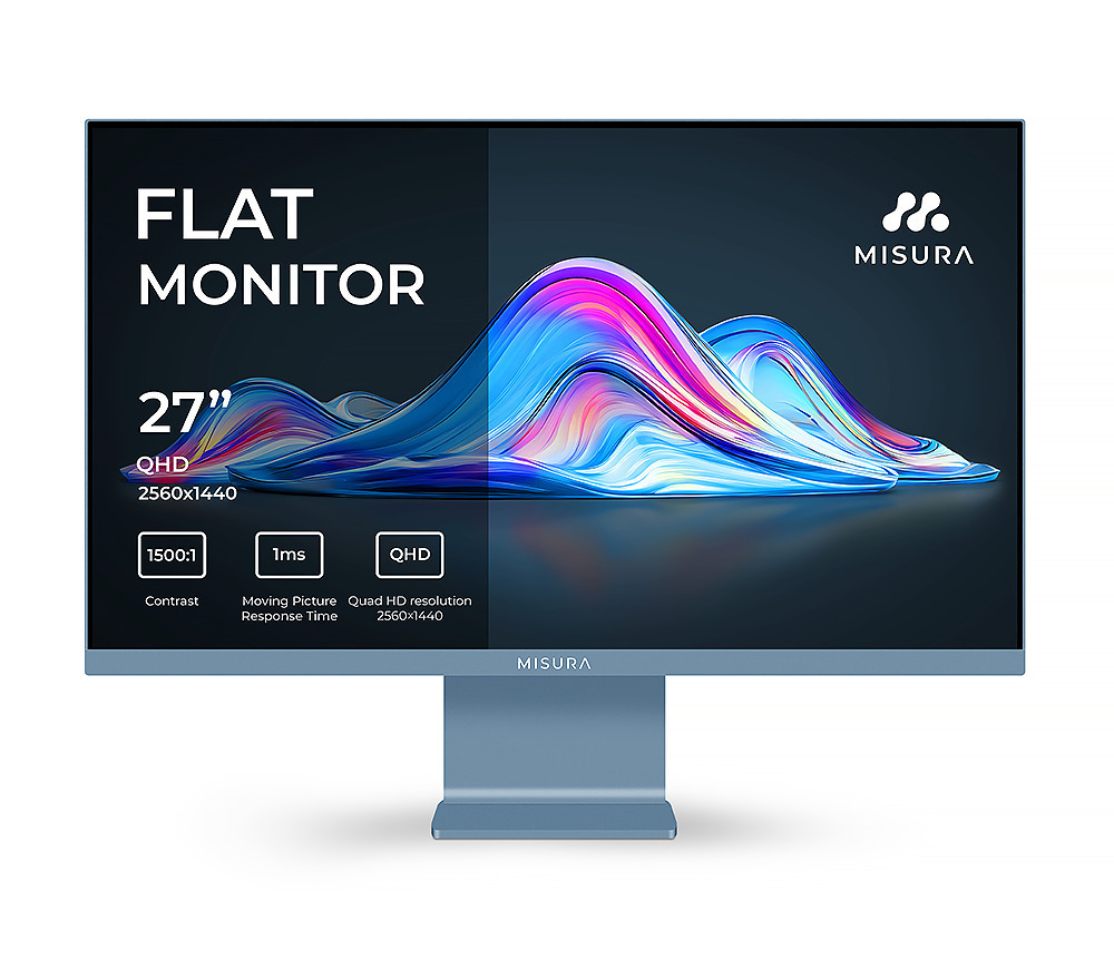 MISURA Viva IPS HDR Monitor 27" QHD 2560x1440 Blue