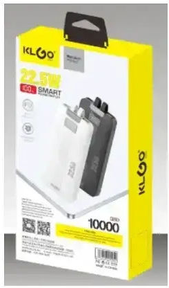 KLGO KP-28 Power Bank 10000mAh 22.5W White view 2