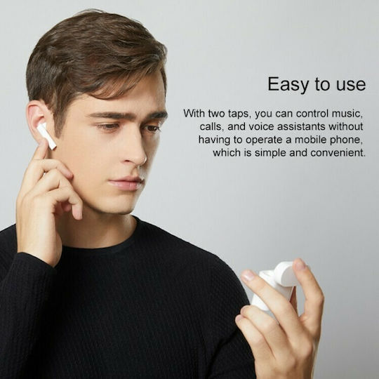 Xiaomi Mi Air 2S Earbud Bluetooth Handsfree Earphones with Charging Case White view 5