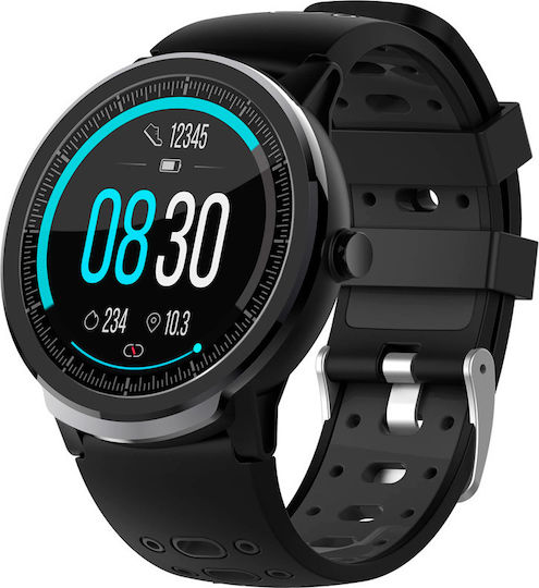 S10 Smartwatch with Heart Rate Monitor (Black)