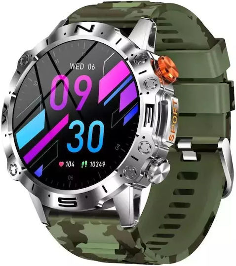 Nubi K59 Smartwatch with Heart Rate Monitor (Green)
