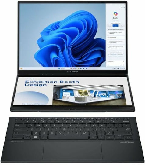 Asus ZenBook Duo 14 OLED UX8406MA-PZ244W 14" 120Hz (Ultra 9-185H/32GB/1TB SSD/W11 Home) Inkwell Gray (ES Keyboard) view 3