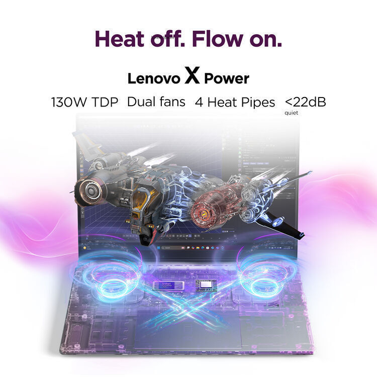 Lenovo Pro 9 Aura Edition 16" OLED 120Hz (Ultra 9-386H/32GB/1.0TB SSD/GeForce RTX 5060/W11 Home) (US Keyboard) view 6
