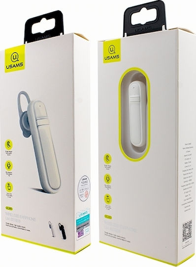 Usams LM001 Earbud Bluetooth Handsfree Earphone White view 5
