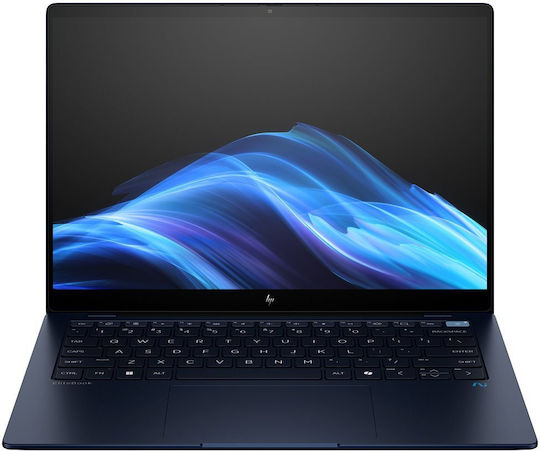 HP EliteBook Ultra 14 G1q 14" Touchscreen (Snapdragon-X Elite X1E-78-100/16GB/512GB SSD/W11 Pro) Atmosphere blue (UK Keyboard)