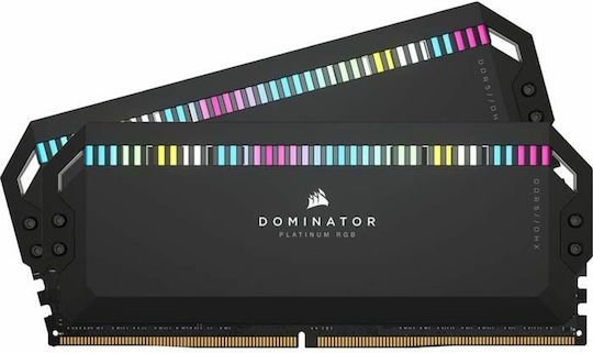 Corsair Dominator Platinum RGB DDR5 64GB RAM with 2x32GB Modules and Speed 5600 for Desktop CMT64GX5M2B5600C40 view 3