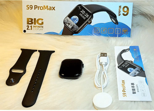 S9 Pro Max Smartwatch with Heart Rate Monitor (Blue) view 2