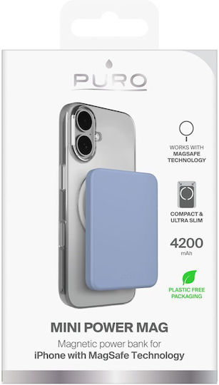 Puro MagSafe Power Bank 4200mAh Blue view 2