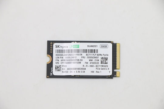 Integral SSD 256GB M.2 Type With PCI Express 3.0 Connection