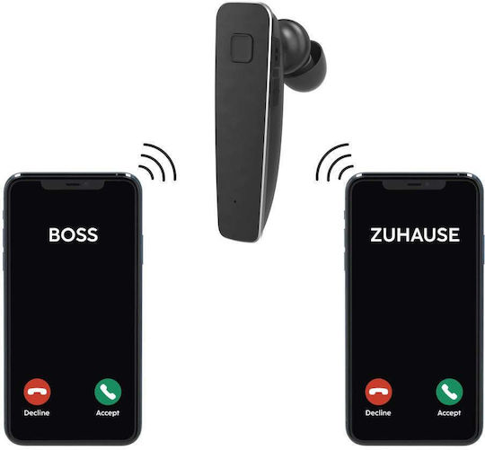 HAMA My Voice 2100 In-ear Bluetooth Handsfree Headset with Sweat Resistance and Charging Case Black view 5