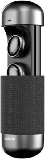 Moxom MX-WL18 In-ear Bluetooth Handsfree Earphones with Charging Case Black view 2