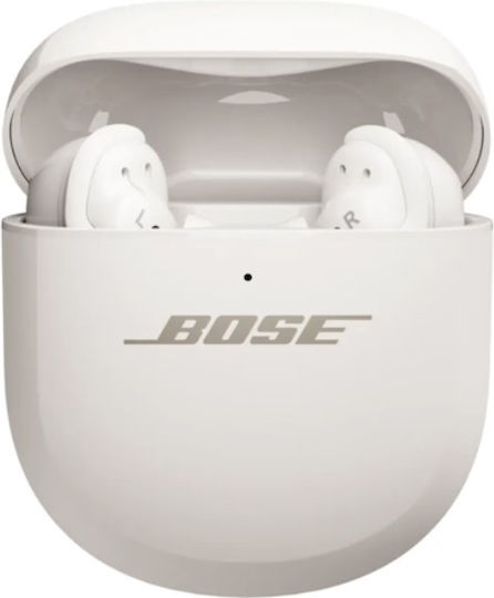 Bose QuietComfort Ultra (2nd Gen) In-ear Bluetooth Handsfree Earphones with Sweat Resistance and Charging Case White Smoke
