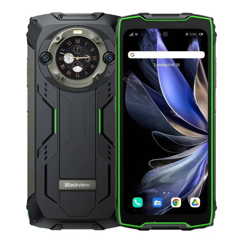 BlackView BV9300 Pro Dual SIM (8/256GB) Rugged Smartphone Green vista 4