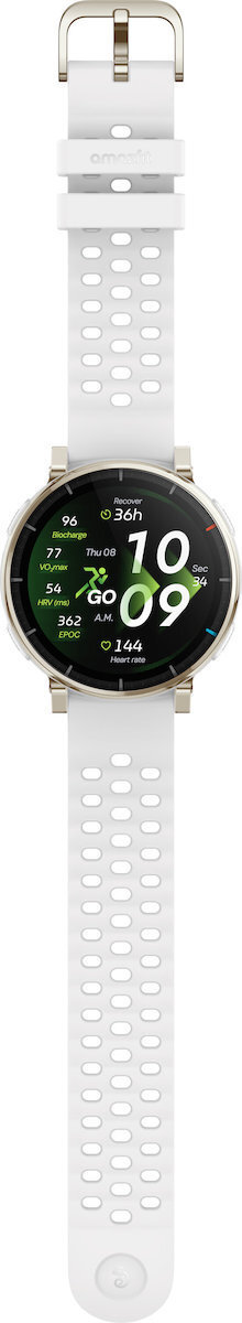Amazfit Active 3 Premium Stainless Steel 45mm Waterproof Smartwatch with SIM and Heart Rate Monitor White view 7