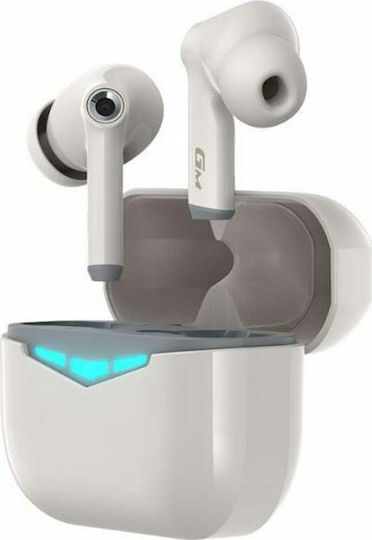 Edifier GM3 In-ear Bluetooth Handsfree Earphones with Sweat Resistance and Charging Case White view 4