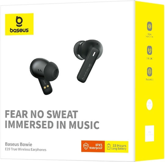 Baseus Bowie E19 In-ear Bluetooth Handsfree Earphones with Sweat Resistance and Charging Case White view 7