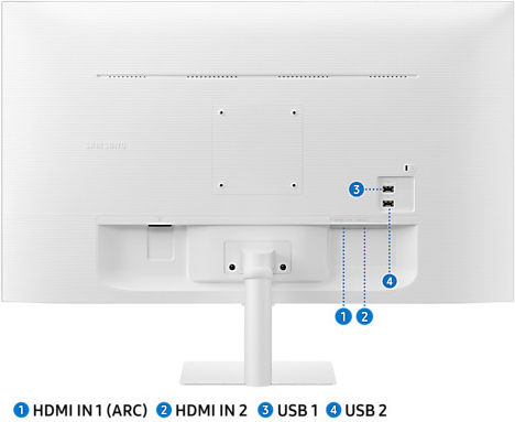 Samsung M5 LS27CM501EUXDU VA HDR Smart Monitor 27" FHD 1920x1080 with Response Time 4ms GTG view 8