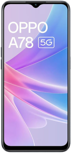 Oppo A78 5G Dual SIM (4GB/128GB) Glowing Black view 2