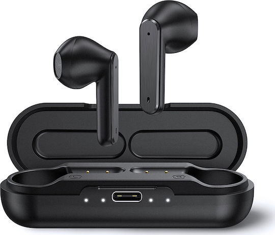 Sunpin Pro X Earbud Bluetooth Handsfree Earphones with Charging Case Black view 1