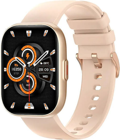Colmi P68 Smartwatch (Gold) view 1