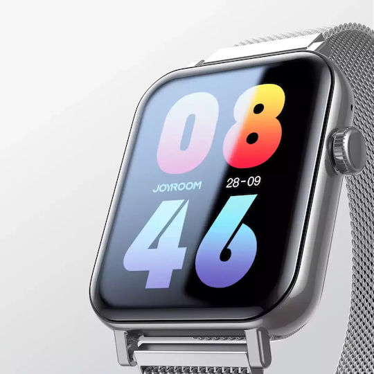 Joyroom JR-FT5 Smartwatch with Heart Rate Monitor (Silver) vista 4