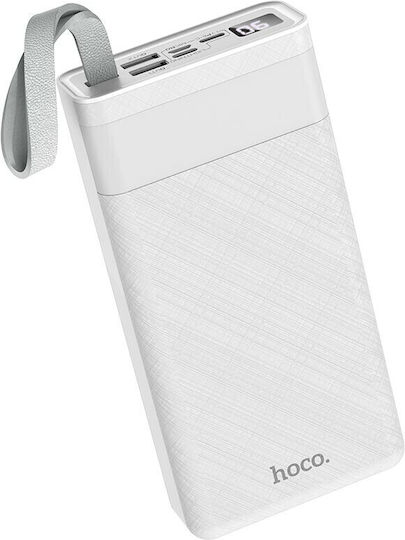 Hoco J73 Power Bank 30000mAh with 2 USB-A Ports White