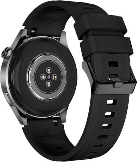 Bea-fon 301 46mm Smartwatch with Heart Rate Monitor (Black) vue 2