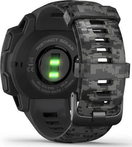 Garmin Instinct Solar 45mm Waterproof Smartwatch with Heart Rate Monitor (Graphite Camo) view 9