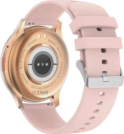 Anell CA89 Smartwatch with Heart Rate Monitor (Pink) view 5