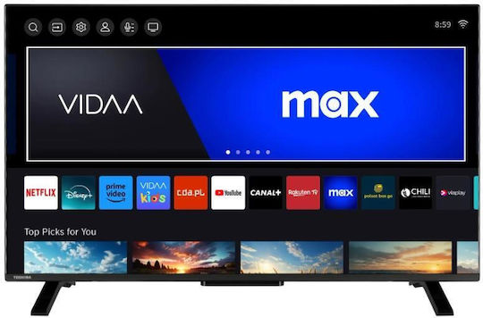 Toshiba Smart Television 40" 4K UHD QLED 40QV2F63DG HDR (2024) view 8