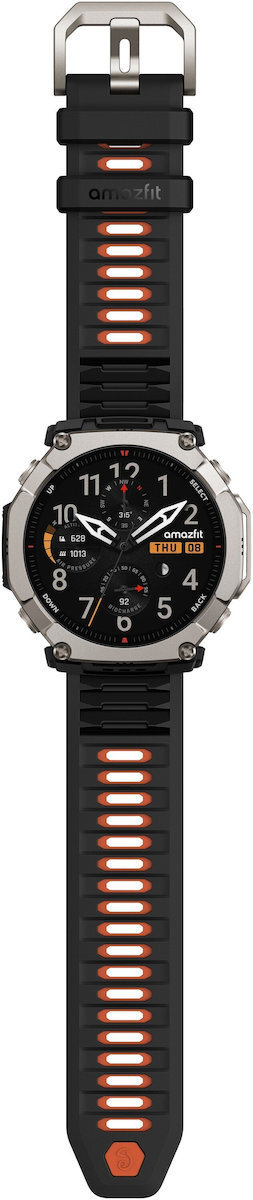Amazfit T-Rex Ultra 2 Titanium 51mm Waterproof Smartwatch with Heart Rate Sensor Black view 6